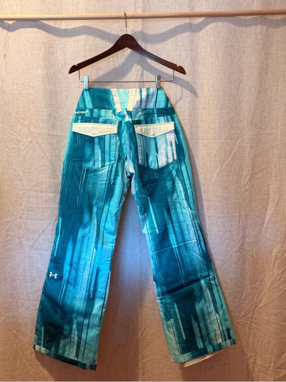 Under Armour Teal Blue Gradient Snow Pants